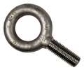 Ken Forging Machinery Eye Bolt Without Shoulder, 3/8"-16, 3 in Shank, 1 in ID, Steel, Plain K2003-3-SS