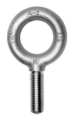 Ken Forging Machinery Eye Bolt Without Shoulder, 3/8"-16, 1-1/4 in Shank, 1 in ID, 316 Stainless Steel, Plain K2003-316SS