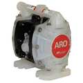 Aro Double Diaphragm Pump, Polypropylene, Air Operated, PTFE, 5.3 GPM PD01P-HKS-KTT-A