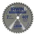 Irwin 7-1/4" Saw Blade, Steel, PK25 25230