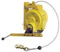 Gemtor Man Rated Winch, 50 ft., 310 lb., Yellow MRW-50S
