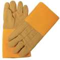Chicago Protective Apparel Heat Resistant Gloves, PBI/Kevlar, PR 234-PBI22