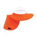Chill-Its By Ergodyne Visor with Neck Shade, For Use With Hard Hats Orange 6660