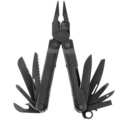 Leatherman Rebar Multi-Tool, Blade Type Serrated, Blade Length 2 7/8 in Black Oxide, 17 Functions 831553