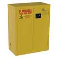 Jamco Flammable Safety Cabinet, 28 Gal., Yellow BS28YP