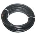 Westward Welding Cable, 1 AWG, 25 ft., Black, Rubber 19YE04