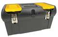 Stanley Series 2000 Tool Box, Plastic, Black/Yellow, 24 in W x 11-1/2 in D x 11 in H 024013S