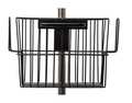 Smartstack Basket, Pole Mounted, Stainless Steel, Blk R105P17