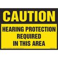 Jj Keller Caution, Hearing Protection Required 8001308