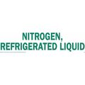 Jj Keller Nitrogen, Refrigerated Liquid Sign 1413