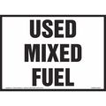 Jj Keller Used Mixed Fuel Sign 8001239
