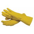 San Jamar 12" Chemical Resistant Gloves, Latex, M, 12PK 620-M