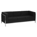Flash Furniture Sofa, 28-3/4" x 27-1/4", Upholstery Color: Black ZB-IMAG-SOFA-GG