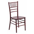 Flash Furniture Chiavari Chair, 18"L36-1/4"H, HerculesSeries XS-MAHOGANY-GG