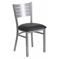 Flash Furniture Restaurant Chair, 19"L33-/2"H, HerculesSeries XU-DG-60401-BLKV-GG