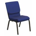 Flash Furniture Fabric Church Chair, Blue XU-CH-60096-NVY-DOT-GG