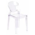 Flash Furniture Ghost Chair, 19-1/2"L32-1/4"H, ContemporarySeries OW-TEARBACK-18-GG