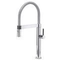 Blanco Blancoculina Mini Semi-Pro Kitchen Faucet - Classic Steel 441623