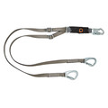 Msa Safety Lanyard, 6 ft., Gray 10193941