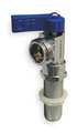 Zoro Select Washing Machine Valve, 1/2 In, Blue 102-210