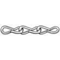 Zoro Select 100-ft. Long, Size 12, 29 lbs. Zinc Single Jack Chain 2ZDJ9