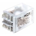 Dayton General Purpose Relay, 12V DC Coil Volts, Square, 8 Pin, DPDT 1A486