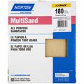 Norton Abrasives Sandpaper Sheet, Grit 180, PK25 07660700355