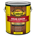 Cabot Solid Acryl StainRedwoodLowLustre, 1gal 140.0001880.007