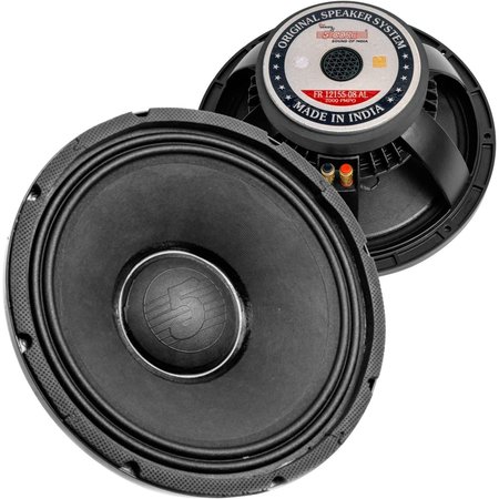 5 Core 12" Full Range Subwoofer Audio Speakers Replacement Premium High Powered DJ Subs 220W Peak 1 FR 12155 | Zoro