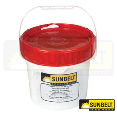 Sunbelt Reel Diamond Back Lapping Compound, 80 grit (25 lb) 14.6 x14.2  x10.65 A-B1LC8025