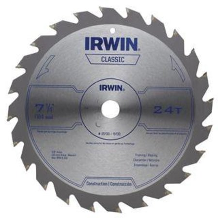 IRWIN TOOLS IRWIN Classic Series Circular Saw Blade 7-1/4