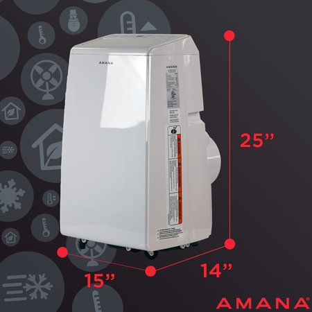 Amana 7,000 BTU (4,500 DOE) Portable AC AMAP064AW