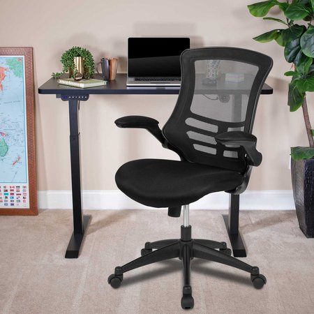 Flash Furniture Black Electric Adjustable Stand Up Desk & Chair BN ...