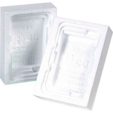 Box Packaging Foam Inserts For 1 Gal. F Style Can, 33L x 28W x 16-1/4H,  White, 160/Pack HAZ1062