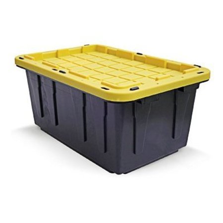 Rubbermaid 20 Gallon Brute Tote with Lid FG9S3100GRAY - 27-7/8 x 17-3/8 x  15-1/8 - Gray - Pkg Qty 6
