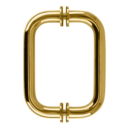 Cr Laurence Unlacquered Brass 6-in BM Series Tubular Back-to-Back Pull ...