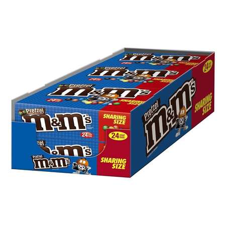 M&Ms M&M's Milk Chocolate Pretzel Sharing Size 2.83 oz., PK144 263132