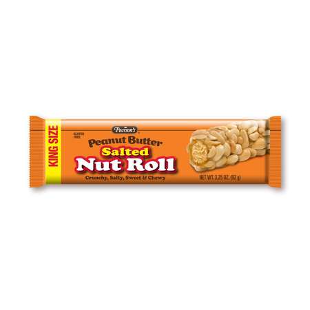 Pearsons Peanut Butter King Size Salted Nut Roll, PK144 91600 | Zoro