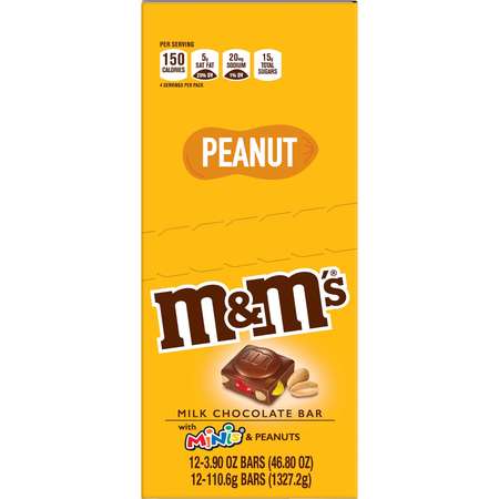 M&M Peanut Cholocate Bar with Minis