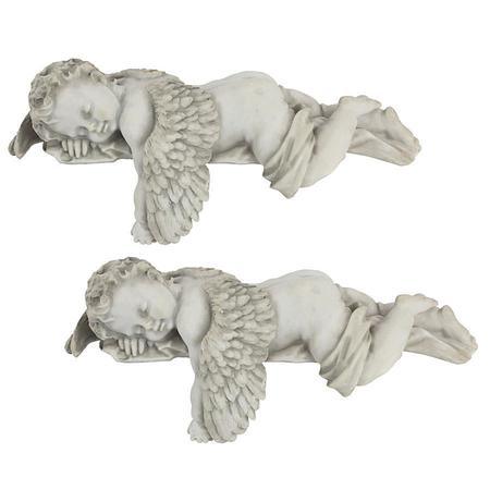 Design Toscano Sleepy Time Baby Angel Statue, PK 2 NG934033