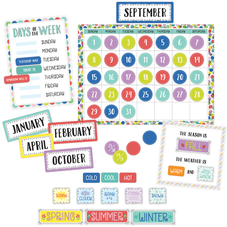 Creative Teaching Press Color Pop Calendar Bulletin Board Set, PK2 8764 ...