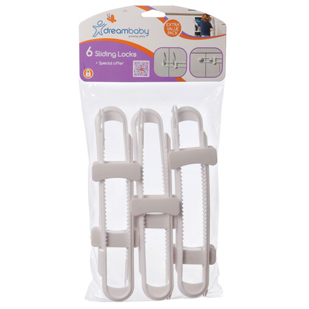 Dreambaby Child Safety White Cabinet Locks 3-Pack in the Child Safety  Accessories department at