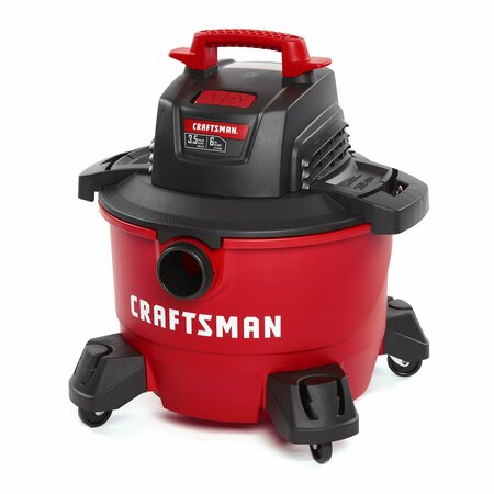 CRAFTSMAN 6 Gallon 3.5 Peak HP Wet/Dry Vac, Portable Shop Vacuum with Attachments CMXEVBE17584