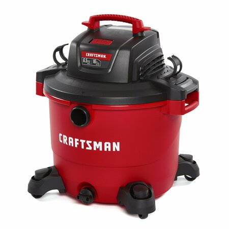 CRAFTSMAN 16 Gallon 6.5 Peak HP Wet/Dry Vac, Heavy-Duty Shop Vacuum with Attachments CMXEVBE17595