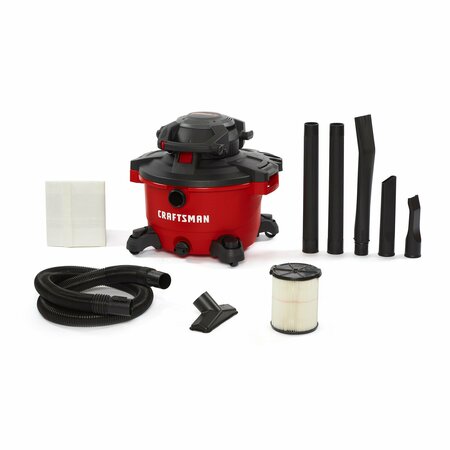CRAFTSMAN 12 Gallon 6.0 Peak HP Wet/Dry Vacuum with Detachable Blower and Attachments CMXEVBE17606