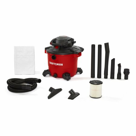 Craftsman 16 Gallon 6.5 Peak HP Wet/Dry Vacuum with Detachable Blower and Attachments CMXEVBE17607
