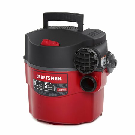 CRAFTSMAN 5 Gallon 5.0 Peak HP Wall-Mountable Wet/Dry Shop Vacuum and Attachments CMXEVBE17925
