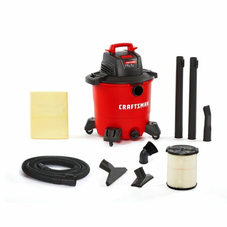 CRAFTSMAN 9 Gallon 4.25 Peak HP Wet/Dry Shop Vacuum with Dusting Brush and Attachments CMXEVBE18690