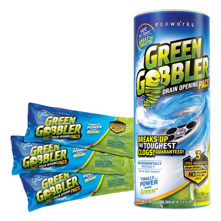 Green Gobbler G0626 Drain Cleaner Crystals, Granular, Whi