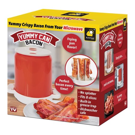 Microwave Bacon Tray with Splatter Lid, Safety, Quick and with No Mess